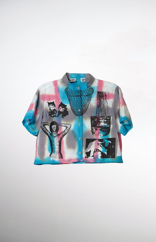 CROPPED BUTTON-UP #9