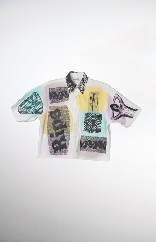 CROPPED BUTTON-UP #7